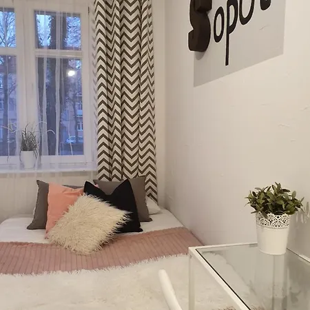 Pokoje W Centrum Sopotu - Ksiazat Pomorskich 23 Rum i privatbostad Sopot